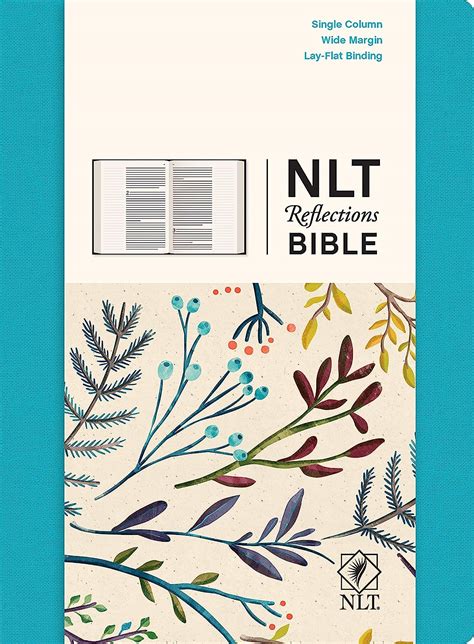 Nlt Reflections Bible Hardcover Cloth Ocean Blue The Bible For