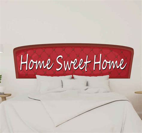 Home Sweet Home Text Wall Decal Tenstickers