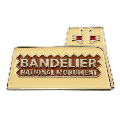 Bandelier Nm Entrance Sign Pin Wnpa National Park Store