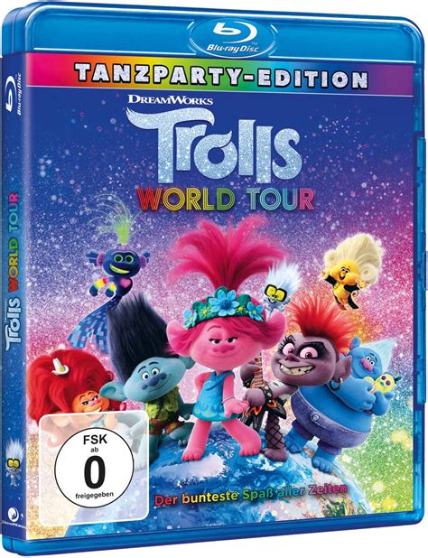Trolls World Tour Blu Ray Cover