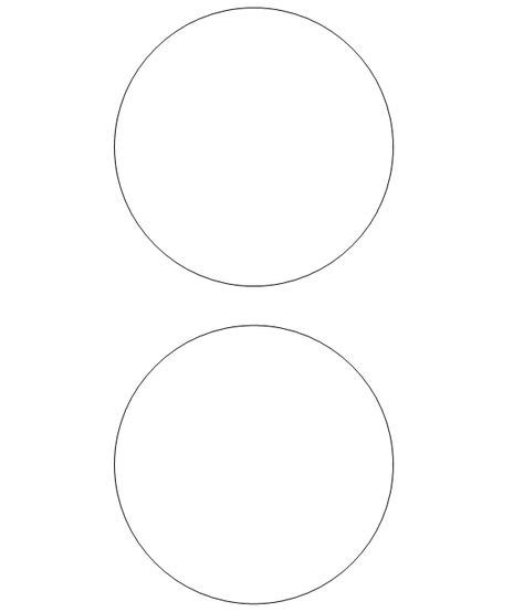 Free Printable Circle Templates Large And Small Stencils Circle