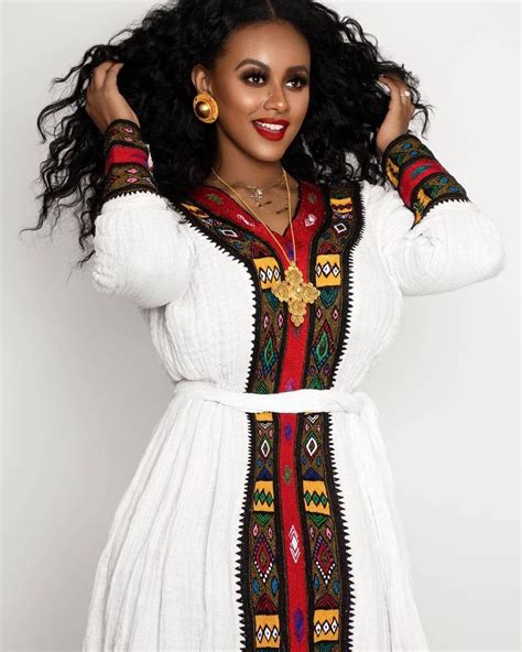 Stunning In Her Traditional Dress 😍😍 Ethiopian Clothing Traditional