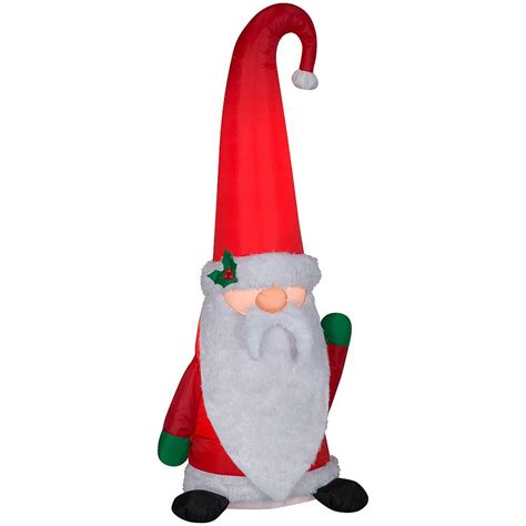 Free shipping on orders over $49. Home Accents Lighted 5 ft. Inflatable Gnome Santa with ...