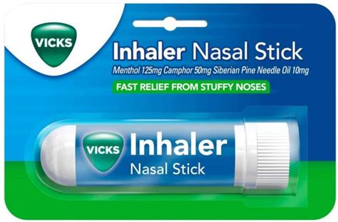 Buy Vicks Inhaler Nasal Decongestant Stick 05ml Chemist4u