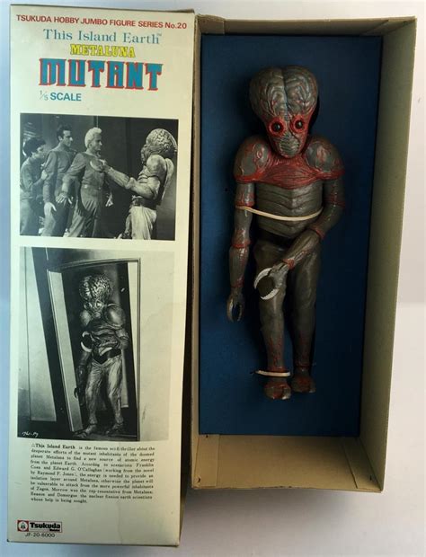 Lot Vintage Tsukuda Hobby This Island Earth Metaluna Mutant Figure W Original Box