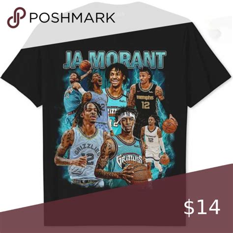 Ja Morant 90s Inspired Vintage T Shirt Memphis Grizzlies Vintage