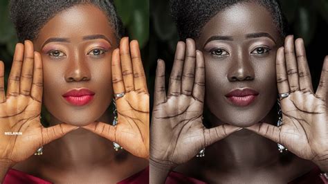 How To Color Grade Melanin And Chocolate Skin Tones In Photoshop Youtube