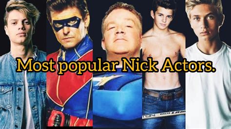 Top 10 Best And Most Popular Actors In Nickelodeon Youtube