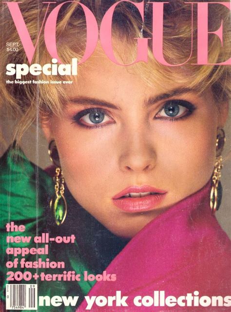 1984 Vogue Magazine Brooke Shields Diane Lane Sophia Loren September