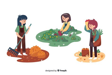 Free Vector Flat Design Agricultural Workers Illustrated
