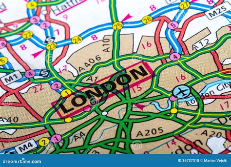 London Map Stock Photo Image Of Transport Business 36737318