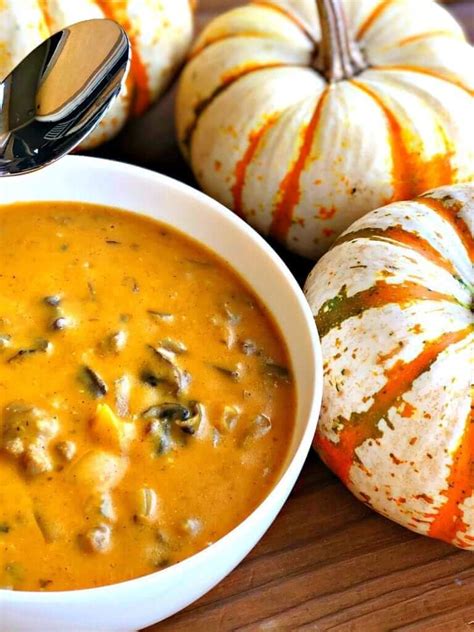 Delicious Pumpkin Sausage Soup Lou Lou Girls