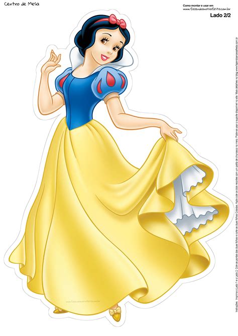 Centro De Mesa Branca De Neve 3 2 1 Mais Walt Disney Characters All Disney Princesses Disney