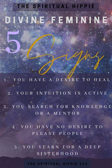 5 signs your divine feminine is awakening divine feminine