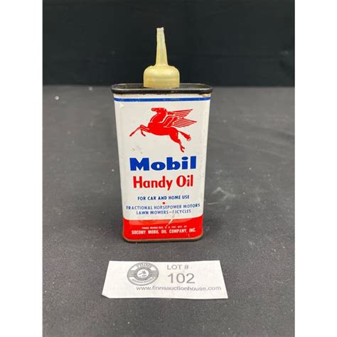 Mobil Handy Oil Socony Mobil Oil Company 4 Fluid Ounce Tin