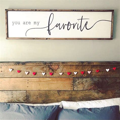 You Are My Favorite Above The Bed Sign Free Shipping Etsy Wall