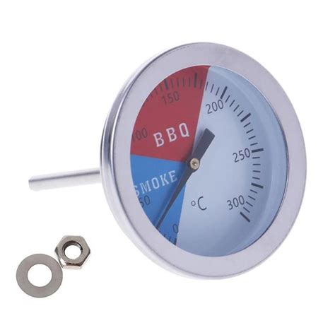 0 300鈩stainless Steel Barbecue Bbq Smoker Grill Thermometer