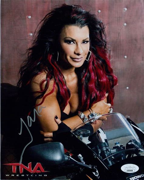 Lisa Marie Varon Autographed Signed Tara Tna Wrestling 8x10 Glossy Photo Jsa Authenticated