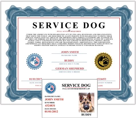 Service Dog And Emotional Support Animal Registration Register Your Dog