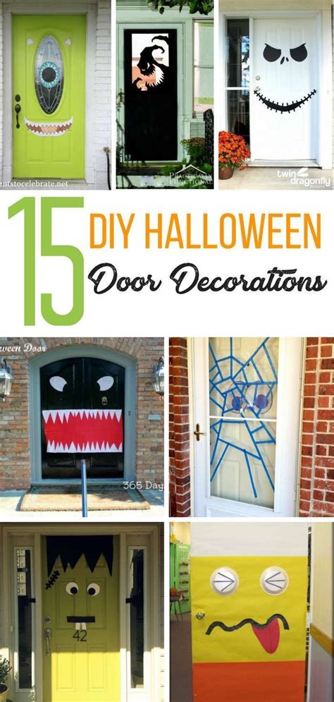 Halloween Door Decorations Diy Decor Ideas For Home Or School