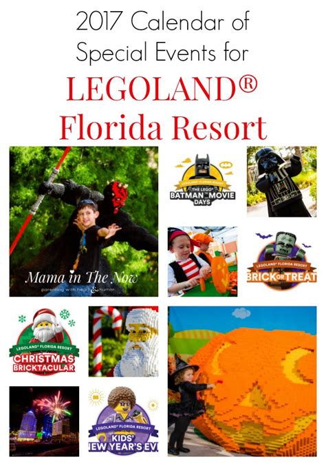 2017 Calendar Of Special Events For Legoland® Florida Resort Plan To