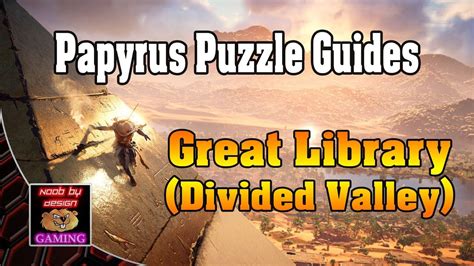 Assassins Creed Origins Papyrus Puzzle Guides Great Library