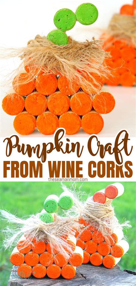 Wine Cork Pumpkins Easy Fall Décor Easy Peasy Creative Ideas