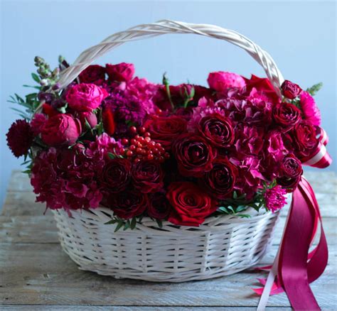 Flowers Basket Bordo In Doral Fl Leon Flowers Inc