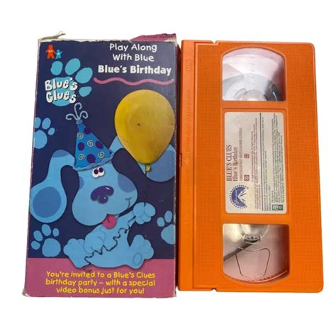 BLUES CLUES VHS Lot Of 6 ABCs 123s Safari Birthday Rhythm Blue Story