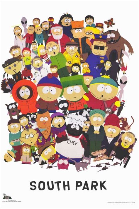 South Park Characters Poster