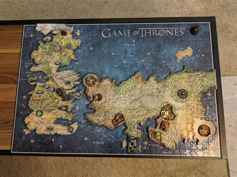 No Spoilers Finished Game Of Thrones 4d Puzzle 891 Pieces R