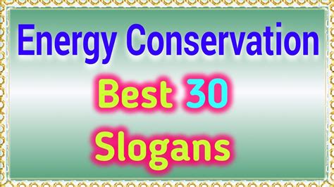 Energy Conservation Slogans In English Slogan On Energy Conservation
