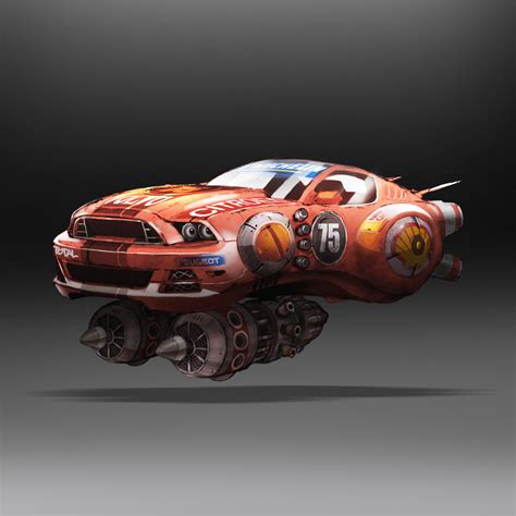 Artstation Hover Racing Car