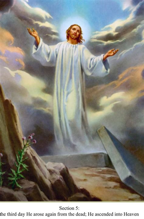Al Tercer DÍa ResucitÓ De Entre Los Muertos Jesus Christ Painting