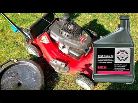 Toro Lawn Mower Oil Change Youtube