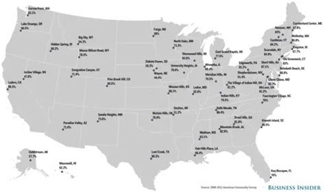 Map Shows Most Educated Towns In Every State Universityprimetime
