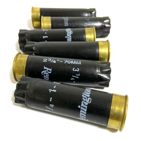 Black Empty Used Shotgun Shells Remington 12 Gauge Spent 12ga Hulls