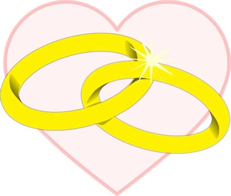 Download Wedding Rings2 clip art Free vector in Open office drawing ...