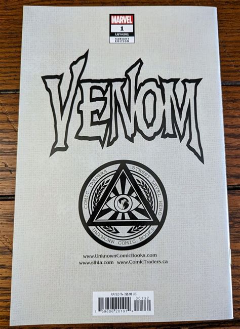 Venom Nm Unknown Comics Exclusive Tyler Kirkham Virgin Variant Cover Comic Books