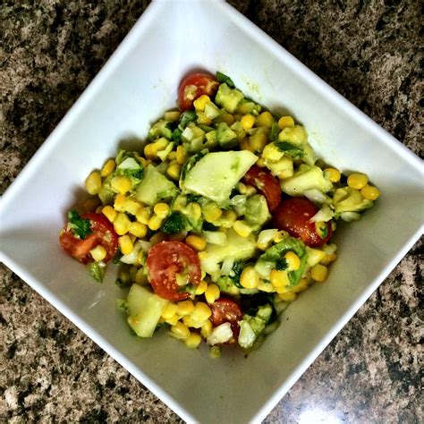 Food Avocado Corn Salad Abrils Corner