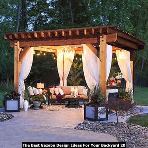 The Best Gazebo Design Ideas For Your Backyard Pimphomee