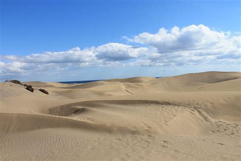 Hd Wallpaper Gran Canaria Maspalomas Dunes Desert Sand Dunes Land