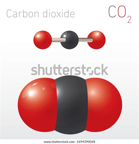 Carbon Dioxide Co Structural Chemical Formula Stock Vector Royalty Free