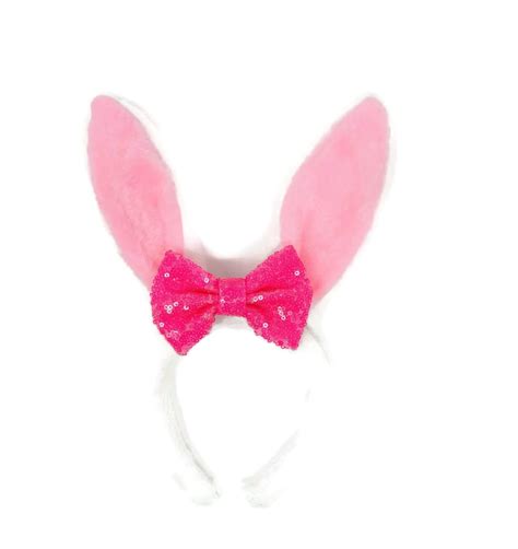 Bunny Ears That Light Up Fuzzy Bunny Ear Headband Twinkle Etsy