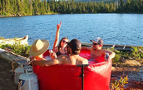 Portable And Collapsible Hot Tub For Camping Nomad Thesuperboo