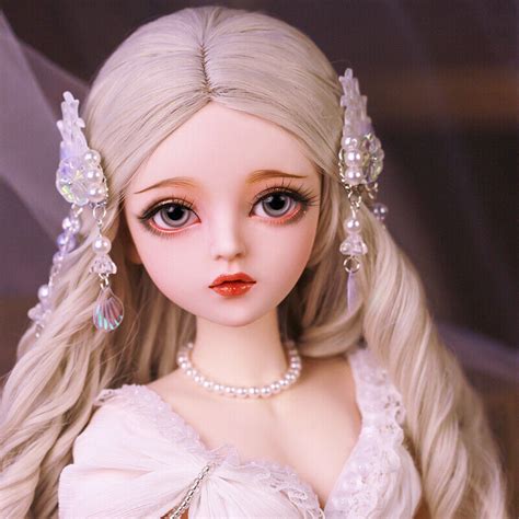 24 1 3 Bjd Doll Girl Ball Jointed Doll Full Set Outfit Removeable Eyes Toy Mini Ebay