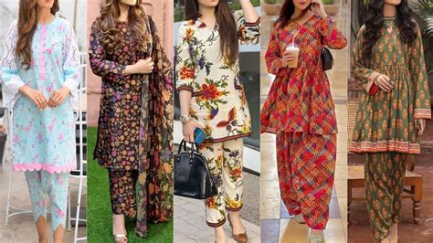 Same Print Shalwar Qameez Design Printed Suit Design 2022 Check Print