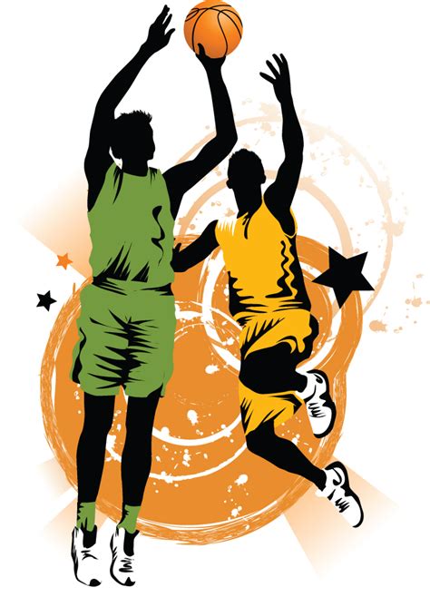 Basketball Silhouette 26825 Free Eps Download 4 Vector