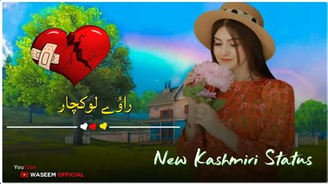 New Kashmiri Status Ravo Lokchaar Master Saqib Broken Heart