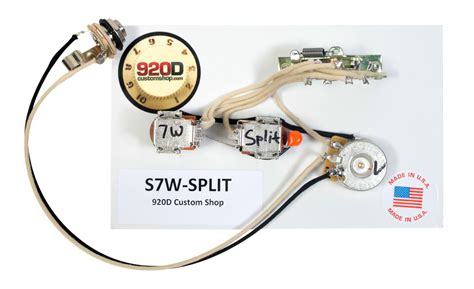 Throbak 50's style les paul wiring harnesses use vintage spec., audio taper, 500k cts pots for both volume and tone controls. Fender Strat Stratocaster 7 Way Wiring Harness Push-Pull Pots | Reverb